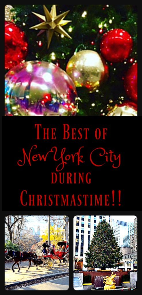 Plan your time in New York City for the holiday with my one-day New York City at Christmastime itinerary. #NYC #holidaysinNYC #NewYorkCityatChristmastime