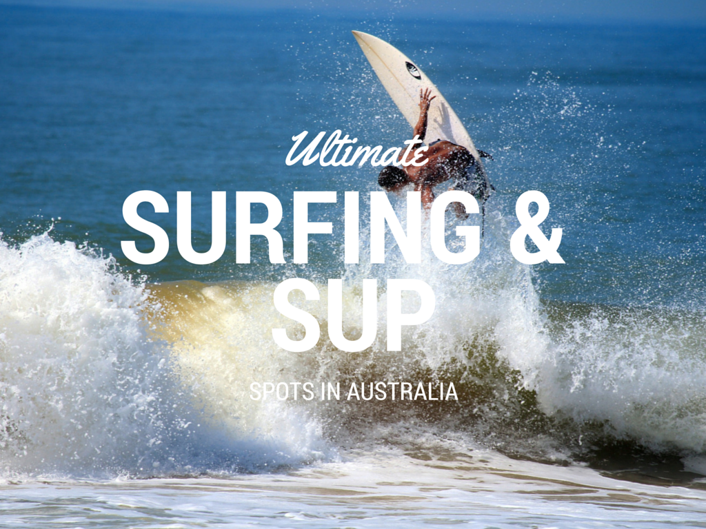 surfing and stand up paddle boarding in Australia