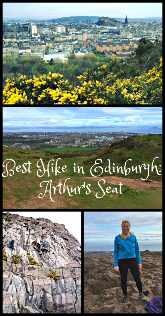 Tips for climbing Arthur's Seat in Edinburgh, Scotland for the best view of the city. #Edinburghhikes #hiking #thingstodoinEdinburgh #TBIN