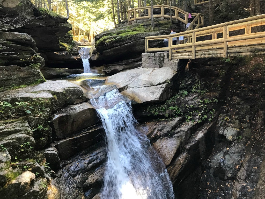 easy NH hikes, Waterfalls in NH