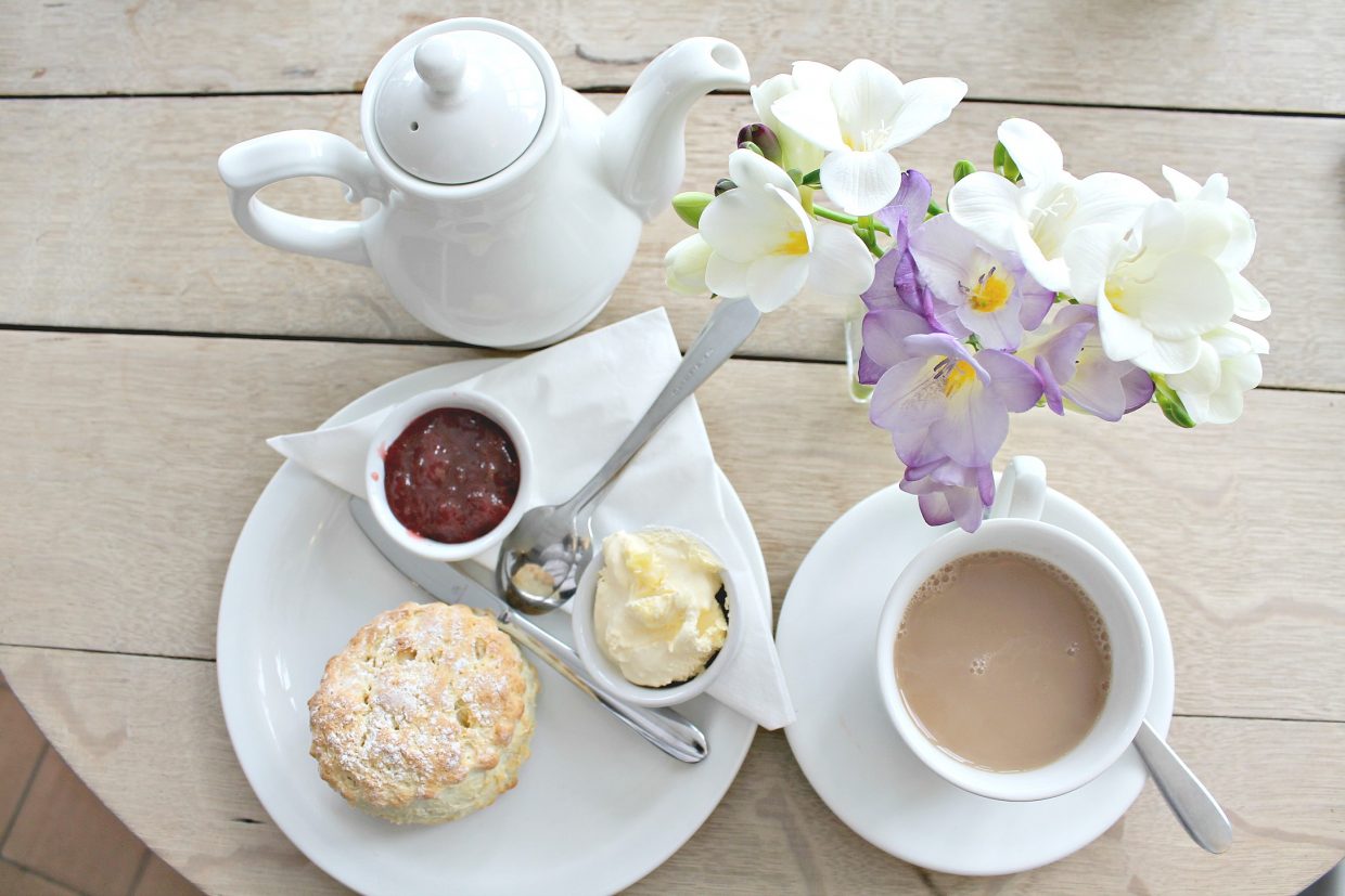 A cream tea in the Cotswolds at Lucy's Tea House