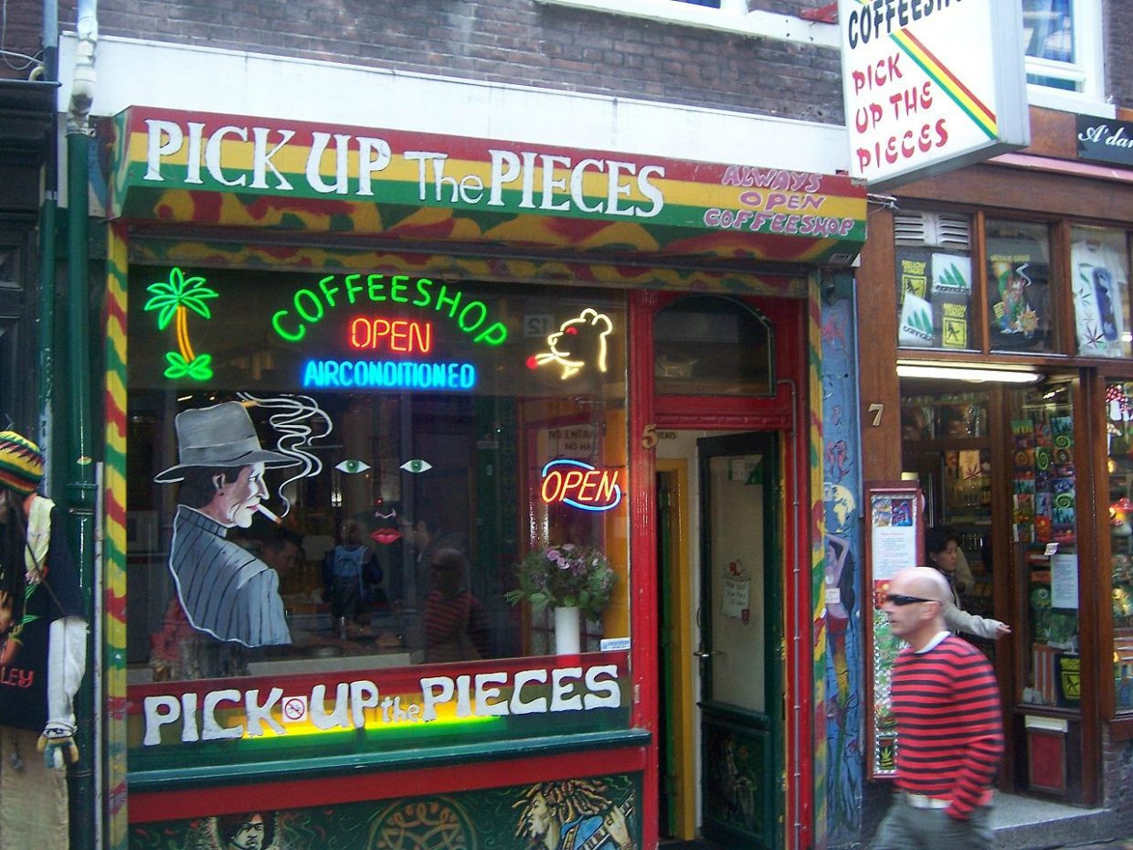Coffeeshop in Amsterdam. thedailyadventuresofme.com