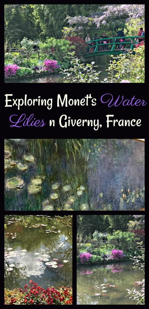 Monet's Water Lilies is one of my favorite pieces of art. Join me in exploring the real gardens that inspired Monet's famous paintings in Giverny, France. #Monet #Impressionism #Flowers #France