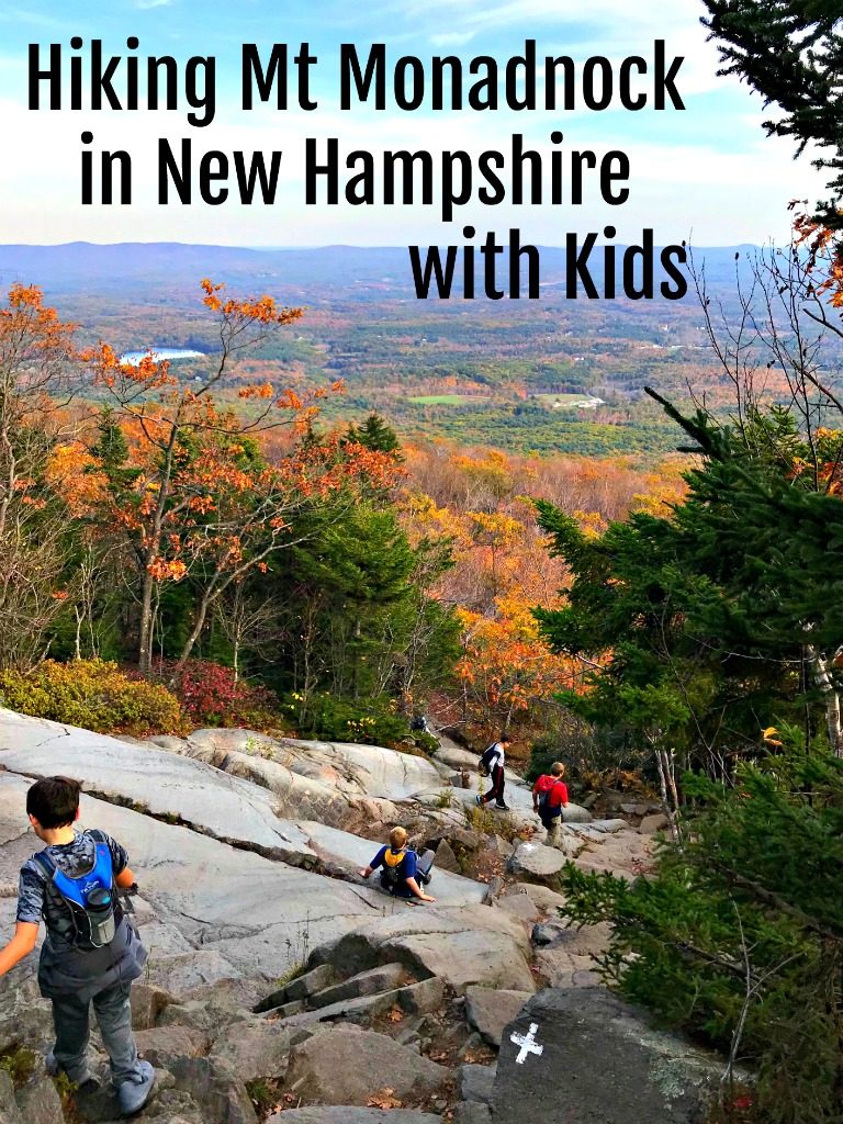 Hiking Mount Monadock with kids. This is a tough hike, but it is one my older kids loved. And mom and dad will love the views from the summit. The climb will let kids 8-13 get out their inner Spiderman. Read on for more details. #hikingwithkids #newhampshire #familytime