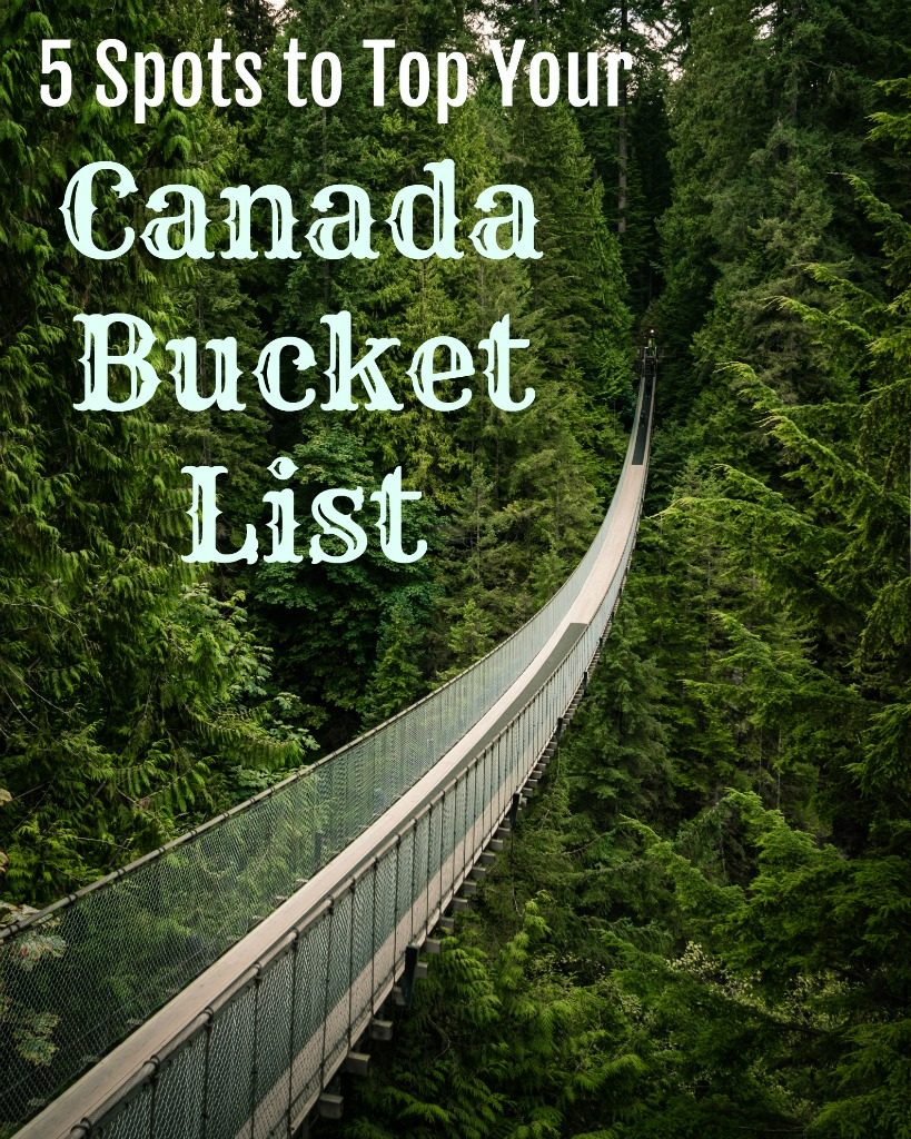 Canada is an incredible country with so much to offer. Read on for a few ideas that you will want to experience. #travel #TBIN #bucketlist #Canada #thingstodoinCanada