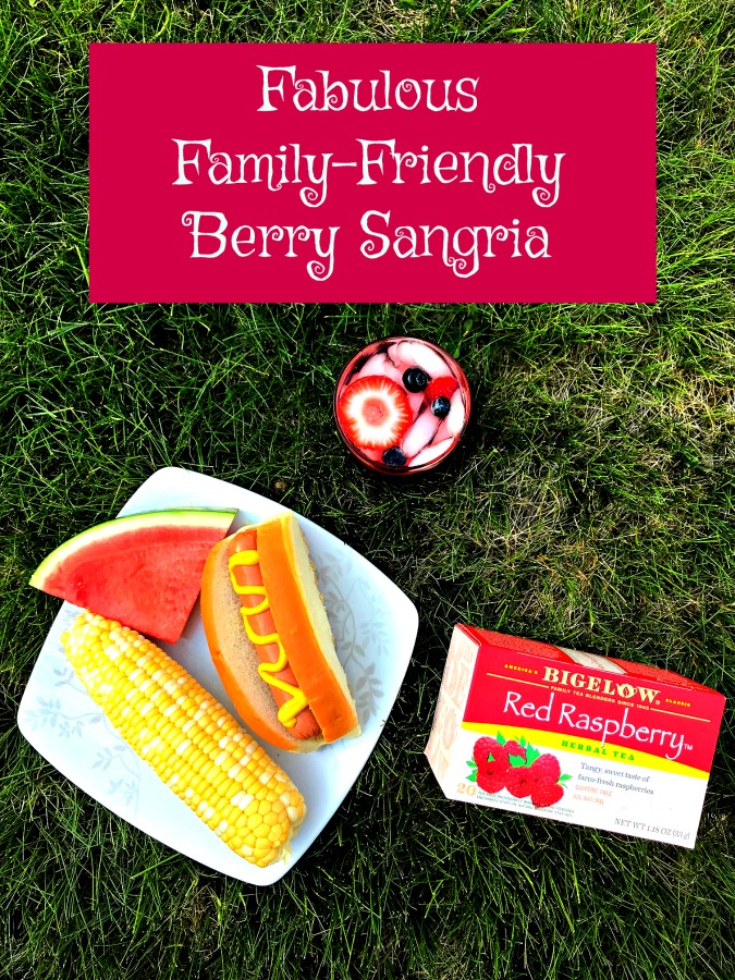 Make your barbecue both healthier and more exciting with this easy-to-make family-friendly nonalcoholic sangria recipe. #AD #teaproudly #barbecuerecipe #summerrecipes #summerrecipe #drinkrecipe #recipe #summer #drink #icedtea #icedtearecipe