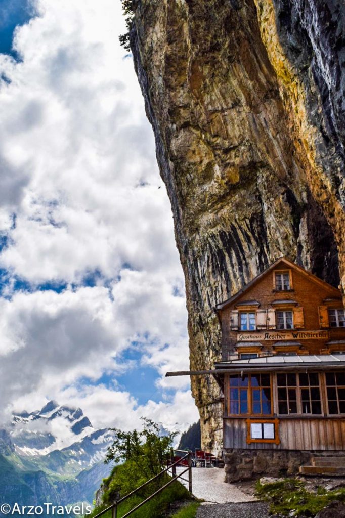 A hike to the Aescher cliff-house in Switzerland. #hiking #Switzerland #hikinginswitzerland #ttravel #crazyhikes