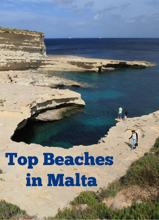 Explore Malta's beaches, including this one, St. Peter's Pool, with local expat from Maltauncovered.com #besteuropeanbeaches #meditteranianbeaches