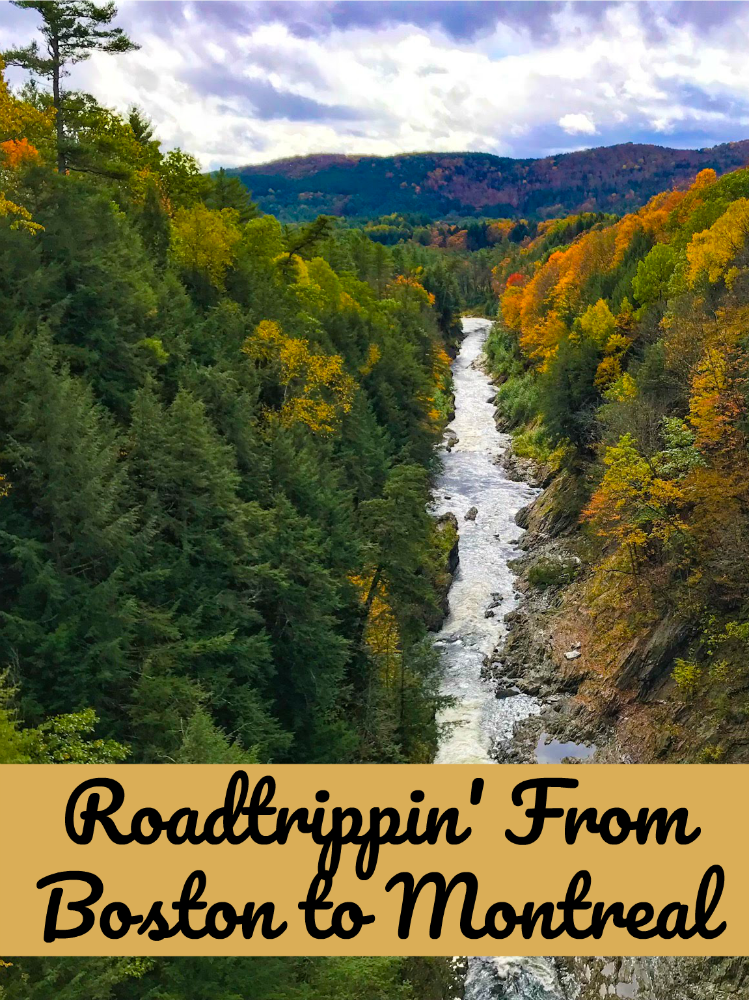 Explore the New England states of Massachusetts, New Hampshire and Vermont as you road trip from Boston to Montreal. #familyroadtrip #UStravel
