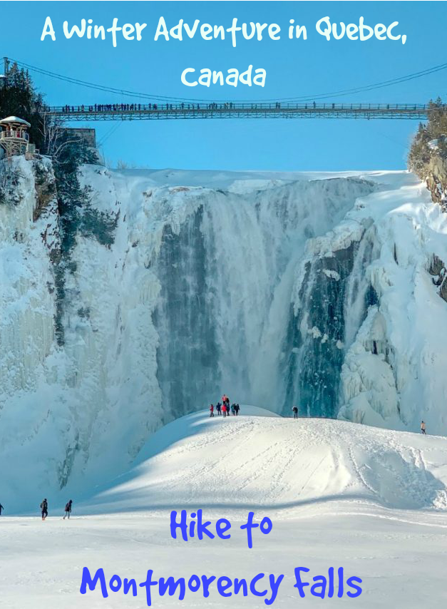 Just less than ten miles outside of Quebec City, Canada is a waterfall that is taller than Niagara Falls. This park has cable car, hiking trails, ice climbing and a suspension bridge and is a perfect place for a #daytripfromQuebec #Canada #waterfalls #thingstodoinQuebec