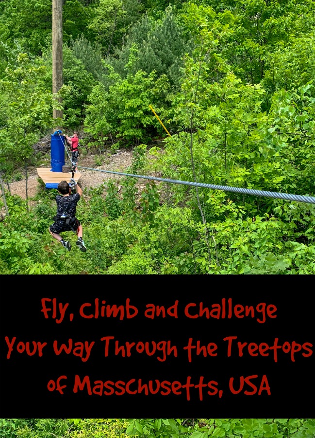 Are you looking for a fun, family activity in New England? Visit the obstacle courses and ziplines in MA at Boundless Adventures! #TBIN #c2cgroup #familyactivitesMA #thingstodoinMA #hosted @BoundlessAdventuresMA