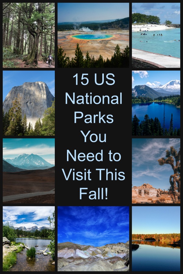 Get outside and enjoy the beauty of the US National Parks in fall- Less crowds and cooler weather make fall a perfect time to visit. #falltrips #USNationalparks #TBIN