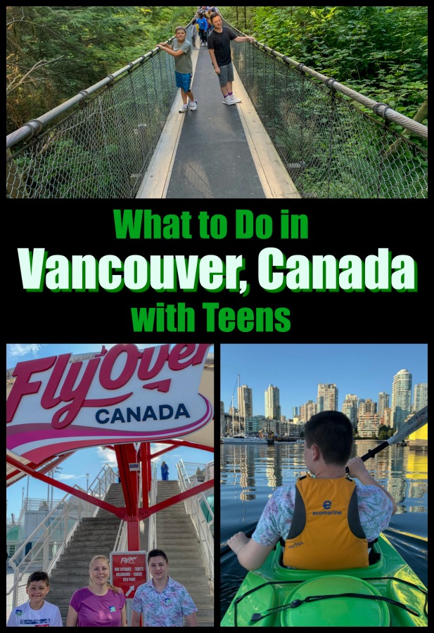 With plenty of active adventures to chose from, Vancouver, BC, Canada is the perfect spot for a family vacation with teens. Read on for my two-day Vancouver itinerary for families. #thingstodoinVancouverwithkids #Canadatravel #VancouverAdventures #hosted @flyovercanada @capbridge