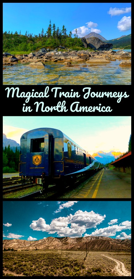 Read on for 7 of the best train journeys in the United States and Canada. A few are short hops and some are across the country. #trains #journeys #traintrips