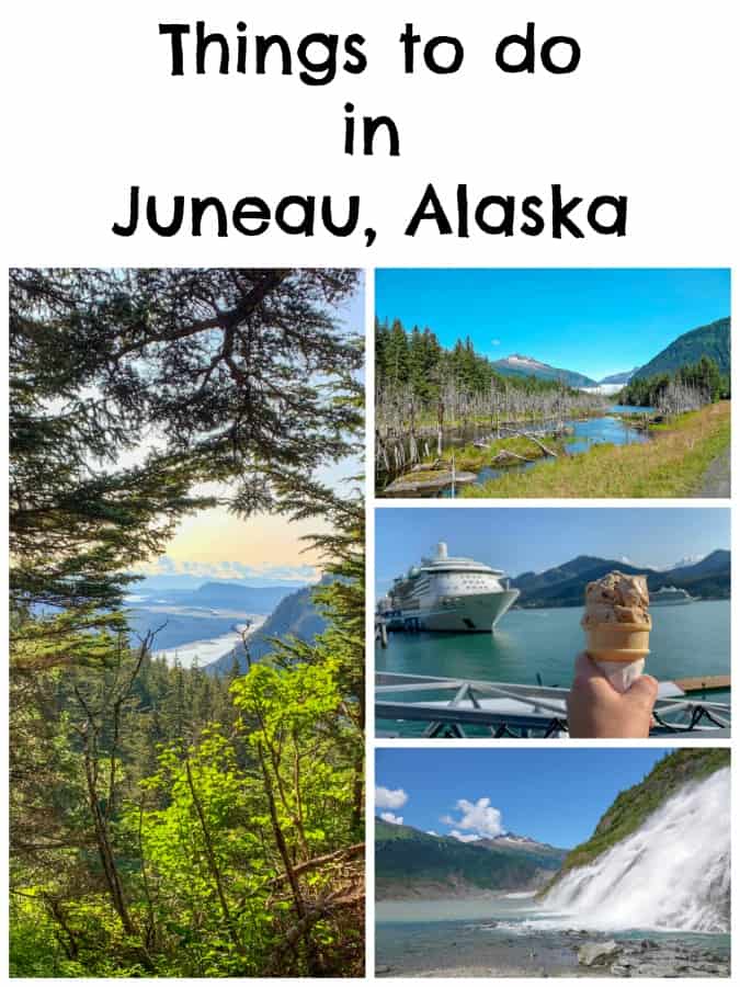 Spend one day in Juneau, Alaska without taking a tour. Explore Mendenhall Glacier, Mount Roberts and explore the town. #Juneau #Alaska #Alaskancruise #TBIN