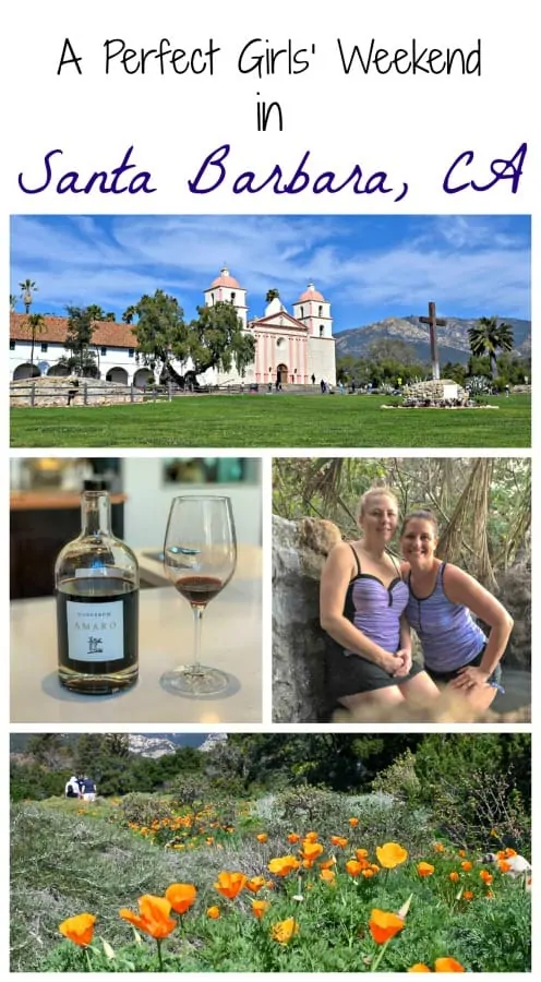 Are you looking for the perfect California girl's trip location? Santa Barbara has something for everyone- relaxation, wine, food, hiking and history. Read on to plan your trip now. #California #SantaBarbara #girlstrip #TBIN