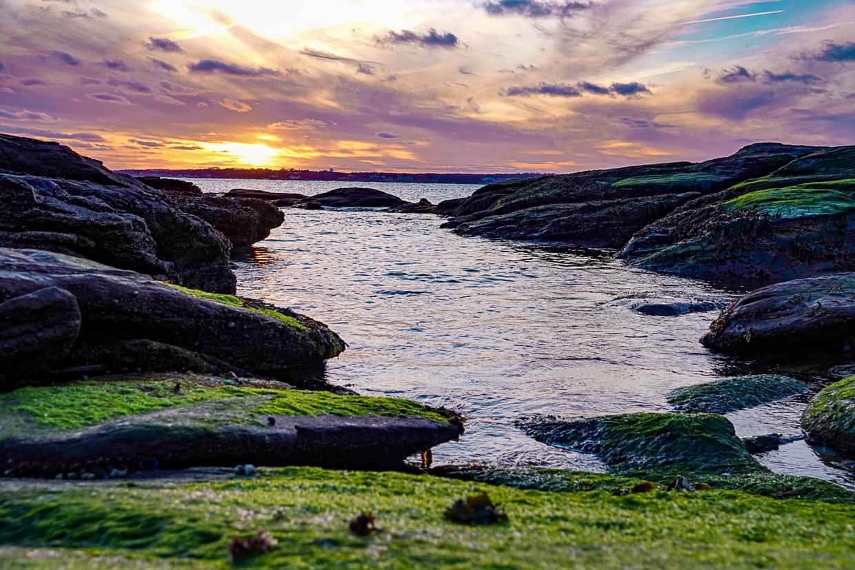 The Sunset In Rhode Island, Rhode Island Landscape
