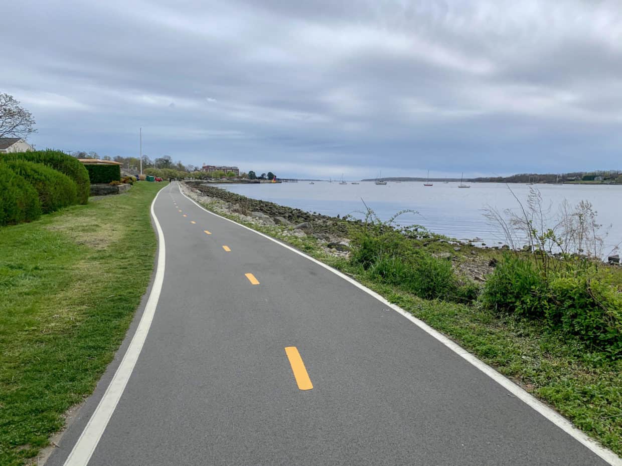 BIke paths in Eastern Rhode Island
