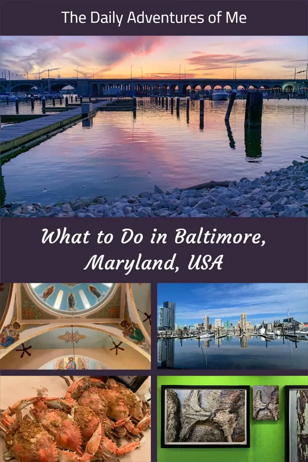 Read on for things to do during a weekend getaway in Baltimore, Maryland. There are so many things to choose from! @VisitMaryland #whattodoinMaryland