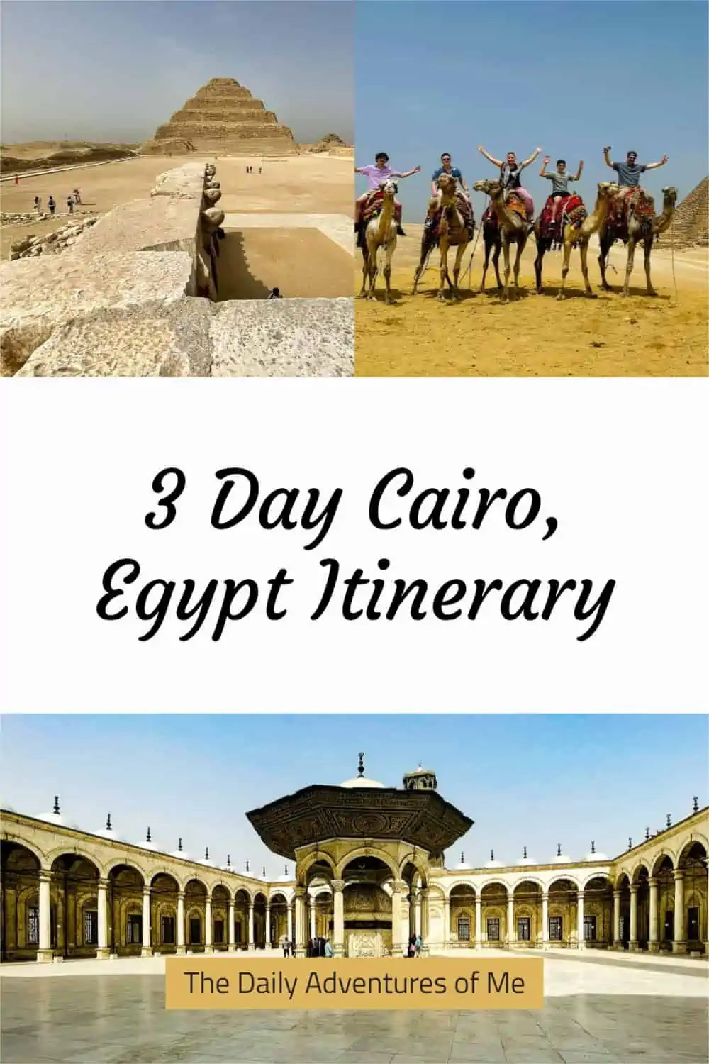Get the most out of your time in #CairoEgypt by reading my three-day Cairo itinerary. #thingstodoinCairo #thingstodoinCairoEgypt