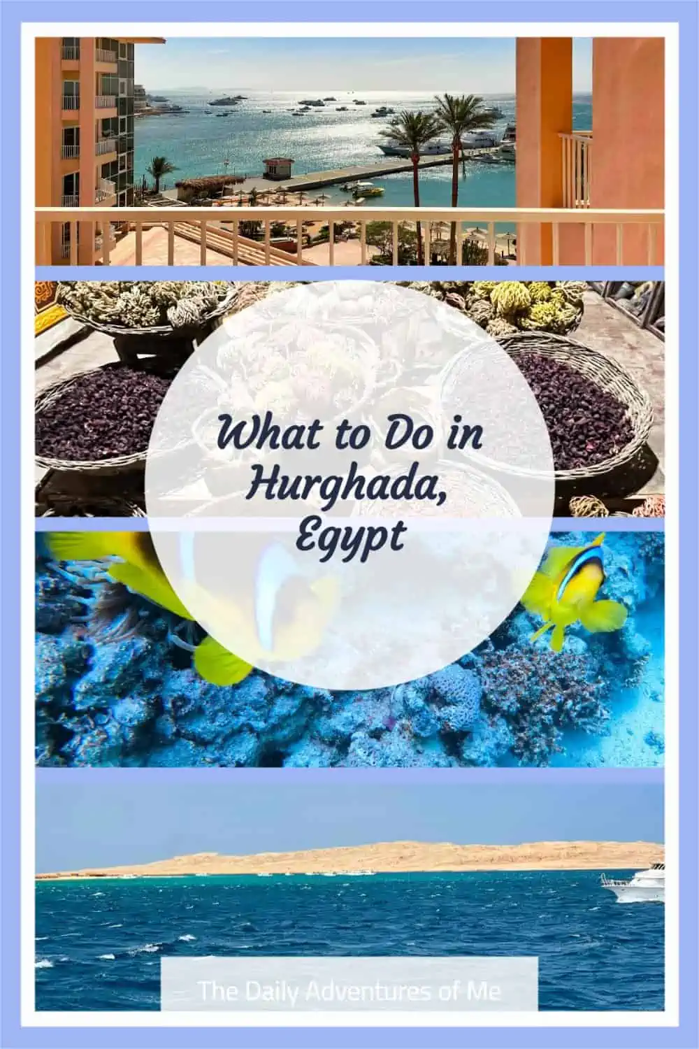 Hurghada, Egypt is a large town sitting on the coast of the Red Sea, but it is not only a place to sit on the beach. Read on for the possibilities of a trip to Hurghada. #egypttravel #visitEgypt