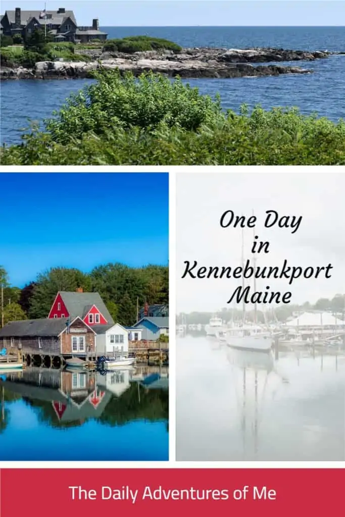 Stop in Kennebunkport while taking a #MaineRoadTrip seeing gorgeous views from a New England seaside town and explore Bush Family history. #NewEnglandRoadTrip