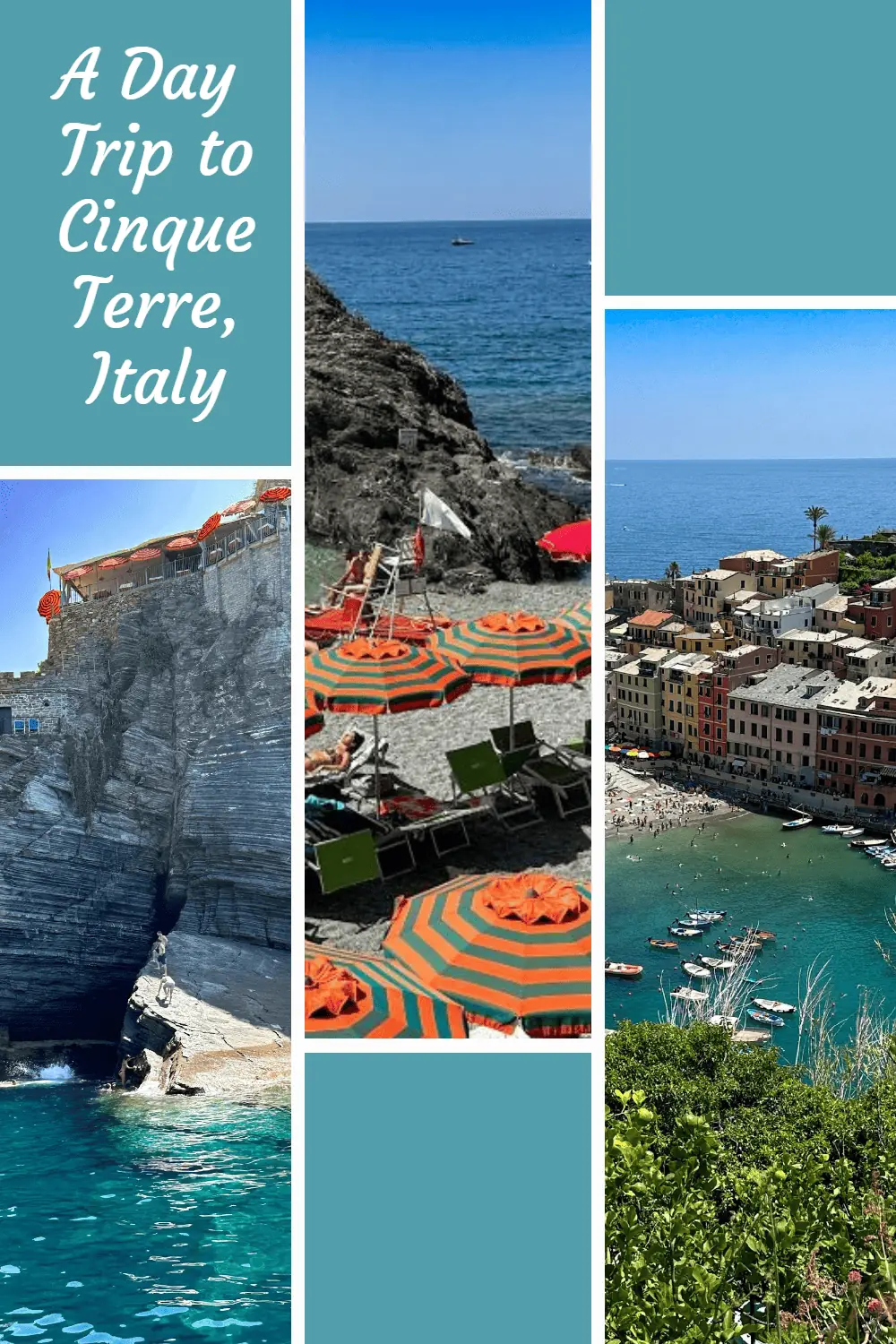 Read on to find out how to get to Cinque Terre, Italy for a day trip and what to do in Cinque Terre in one day. #Italydaytrips #Italytravel