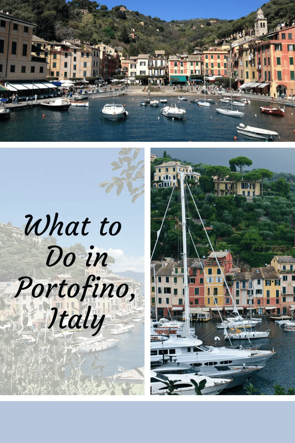 Read on for how to spend a day in the lovely, upscale town of Portofino, Italy as a cruise port or day trip. #PortofinoItaly