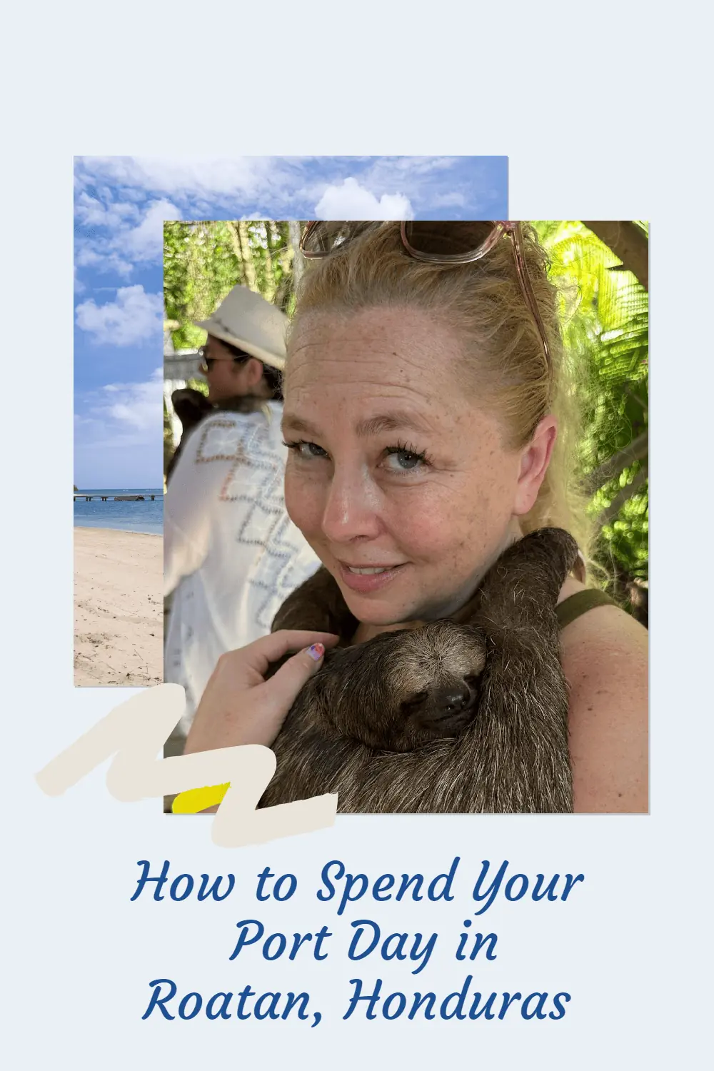 On our Western Caribbean Cruise, we discovered Roatan, Honduras, a diver's paradise and home to the friendly and enchanting sloths. Learn about our eye-opening encounters, from diving along the grand MesioAmerican Barrier Reef System to chilling with our adorable friend, Charlie the sloth. #roatanhonduras #westerncaribbean
