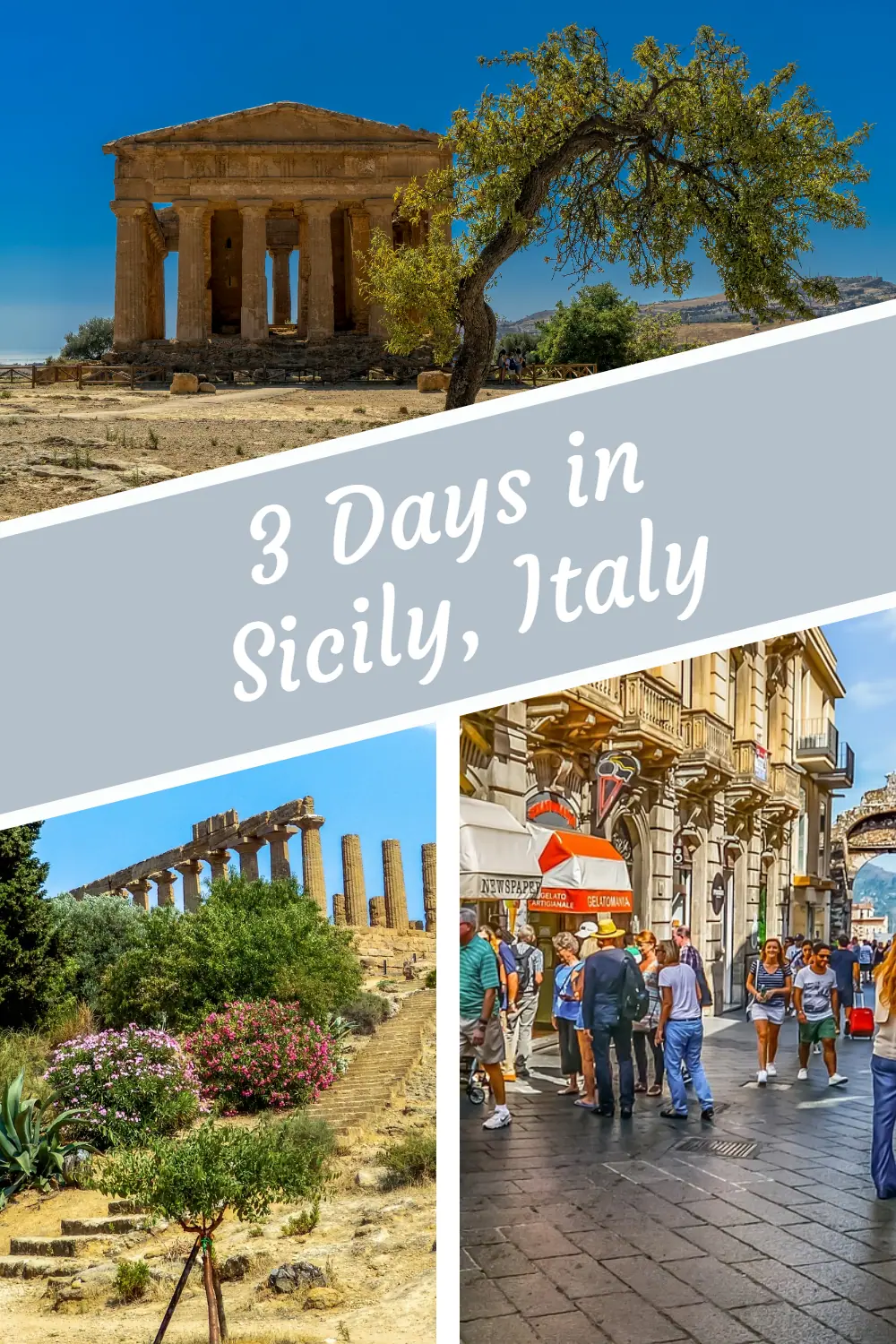 "Discover the best of Sicily in just 3 days! From the majestic Mount Etna to the charming streets of Taormina, this Italian island has it all. #Sicily #Italy #travelguide"