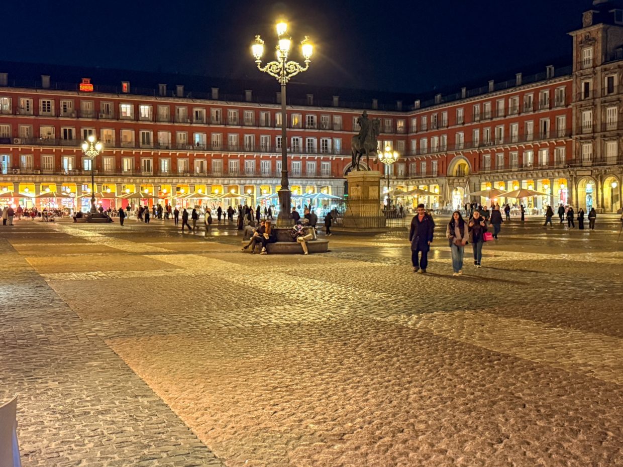 one day in Madrid, Spain